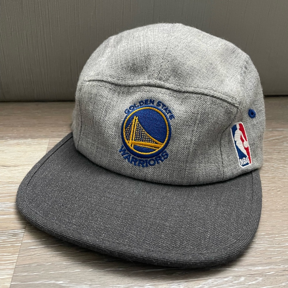Mitchell & Ness Gray 5 Panel Warriors Hat